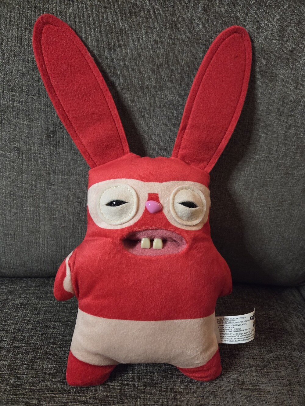 Fuggler Plush Red Funny Ugly Monster